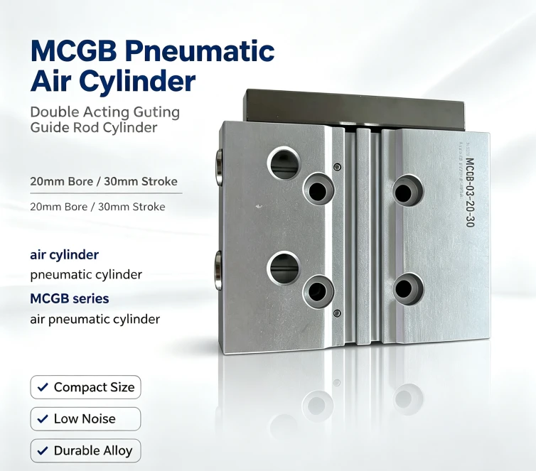 MCGB-03-25-25 Mini Twin-Guide Pneumatic Cylinder factory